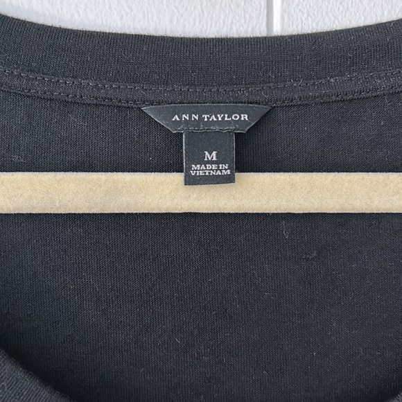 Ann Taylor T-shirt Maxi Dress - Black - Size M - Picture 4 of 4
